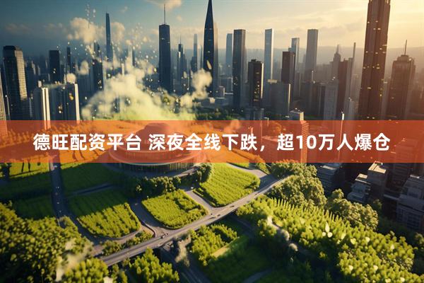 德旺配资平台 深夜全线下跌，超10万人爆仓